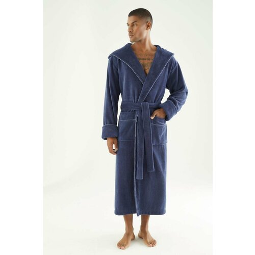 Купить Халат Nusa, размер M, синий
Махровый халат изготовлен из 50% бамбук 50% хлопок,...