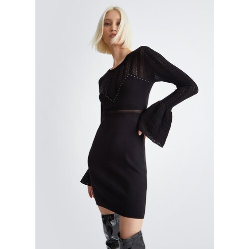 Купить Платье LIU JO, размер S, черный
Чёрное платье из экологичного трикотажа, смесова...