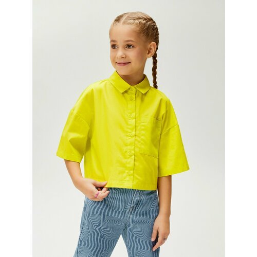 Купить Блуза Acoola, размер 98, зеленый
Трендовая и необычная блузка оверсайз для девоч...