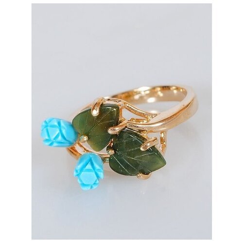 Купить Кольцо Lotus Jewelry, бирюза, нефрит, размер 16, зеленый, бирюзовый
Украшение из...
