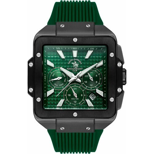 Купить Наручные часы SANTA BARBARA POLO & RACQUET CLUB, черный, зеленый
Мужские часы. К...