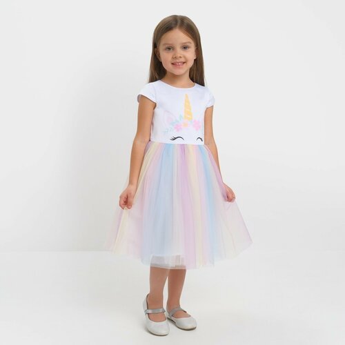 Купить Платье детское "Единорог" KAFTAN, р. 30 (98-104 см) 9071659
Цвет - Разноцветный....