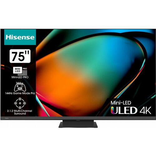 Купить Телевизор Hisense 75U8KQ, 75", 4K Ultra HD, черный
Диагональ 75" (190 см) Разреш...