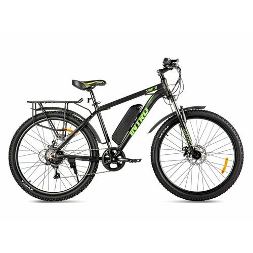 Купить Электровелосипед INTRO Sport XT (черно-зеленый)
INTRO Sport XT – горный электров...