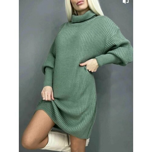 Купить Платье размер 42-46, зеленый
Вязка тонкая! В холодные дни так хочется, чтобы вещ...