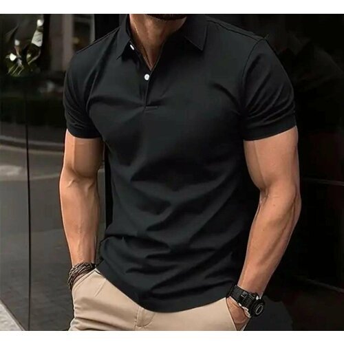 Купить Поло размер 48, черный
Мужская футболка поло - стильный и комфортный выбор для п...