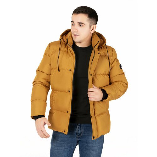 Купить Бомбер NO NAME, размер M, желтый
Мужская зимняя куртка - легкая укороченная, отл...