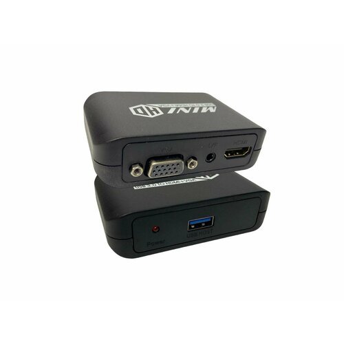 Купить Внешняя видеокарта USB 3.0 1920 x 1080p на HDMI VGA
Адаптер PALMEXX USB3.0 to HD...