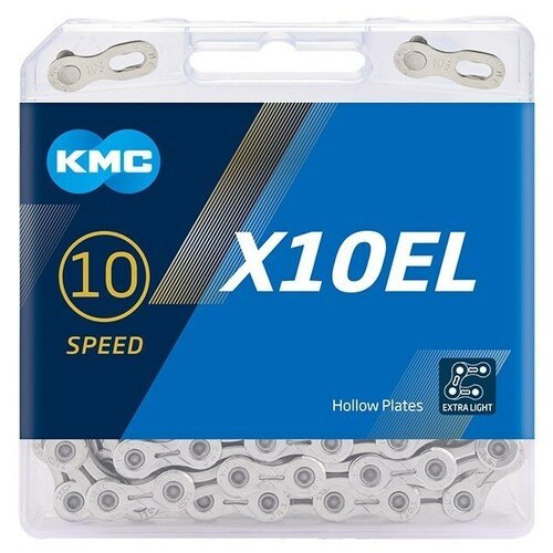 Купить KMC Цепь KMC X10EL Silver, 10 скоростей, 114 звеньев
KMC X10EL Silver ненаправле...