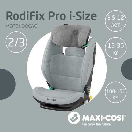 Купить Автокресло группы 2/3 (15–36) Maxi-Cosi RodiFix Pro i-Size Authentic Grey
Maxi-C...