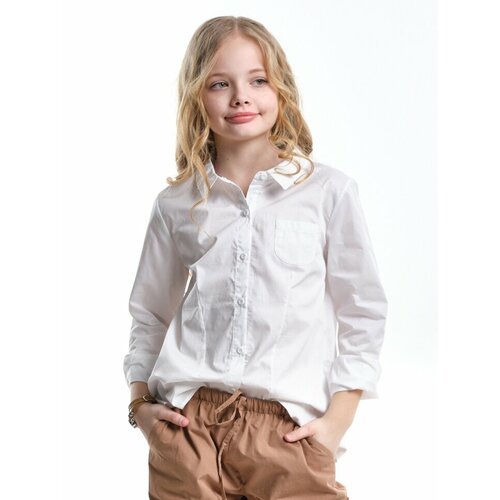 Купить Школьная блуза Mini Maxi, размер 128, белый
Блузка для девочек Mini Maxi, модель...