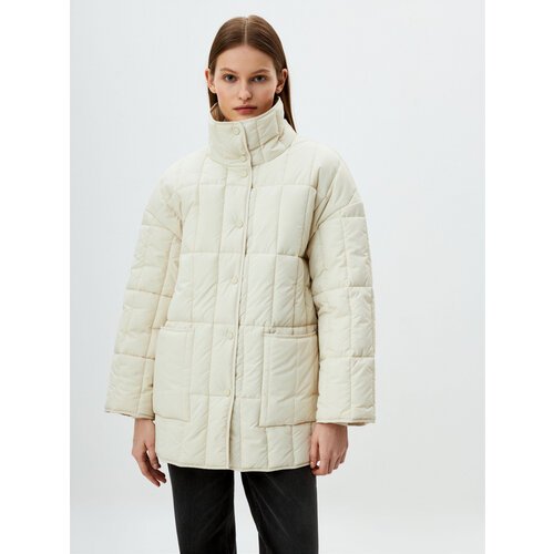 Купить Куртка Sela, размер L INT, бежевый
Женская стеганая куртка с рельефными швами se...