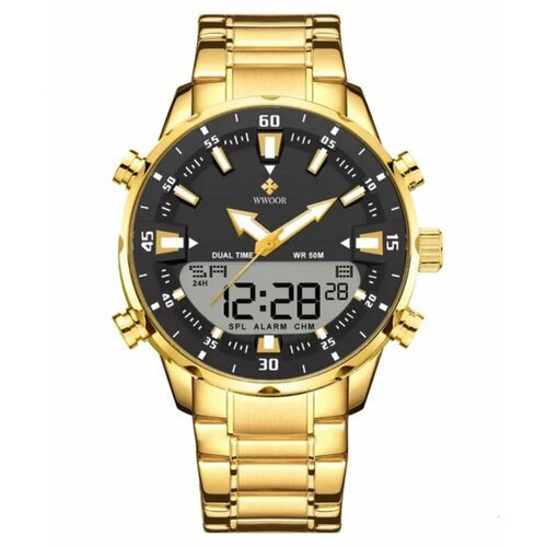 Купить Наручные часы WWOOR, золотой
Элегантные мужские наручные кварцевые часы Wwoor –...