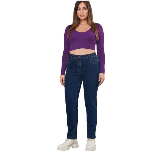 Купить Джинсы FEIMAILIS, размер 46, синий
Женские утепленные джинсы с высокой талией FE...