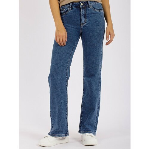 Купить Джинсы , размер 30/32, синий
Комфортные стильные женские джинсы из стрейча средн...