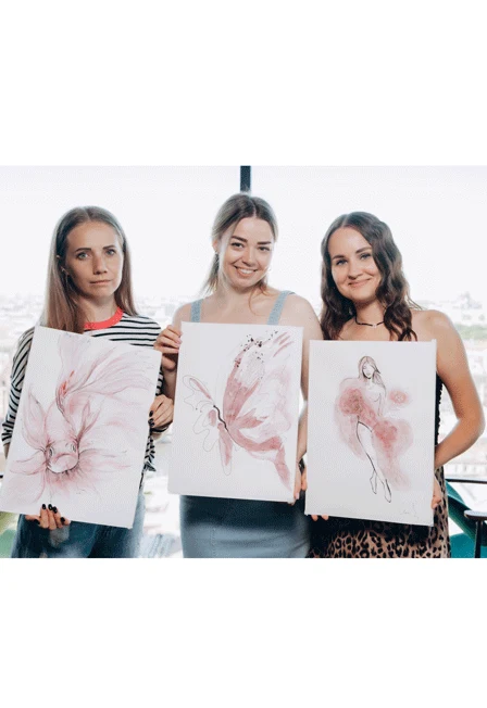 Арт-вечеринка Artvibes. Рисуем вином с видом на Аврору — Крыша 18 — афиша