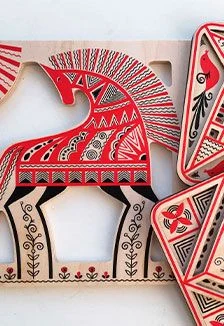 Мезенская роспись: оживляем древние символы. Мастер-класс — Верхнетагильская детская школа искусств — афиша Верхний Тагил