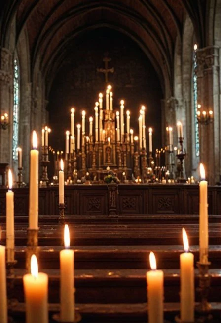 ОРГАН И СТРУННЫЕ ПРИ СВЕЧАХ. ЦИММЕР И БАХ