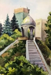 Осенний пейзаж. Мастер-класс по акварельной живописи — Детская художественная школа Волгодонск — афиша Волгодонск