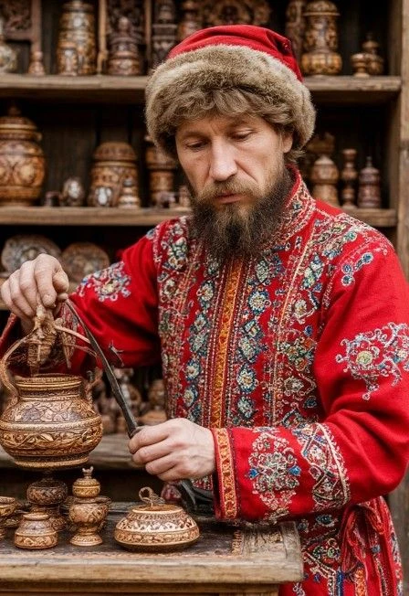 Программа "Русские умельцы" — Районная библиотека для детей и юношества пгт Мелехово — афиша