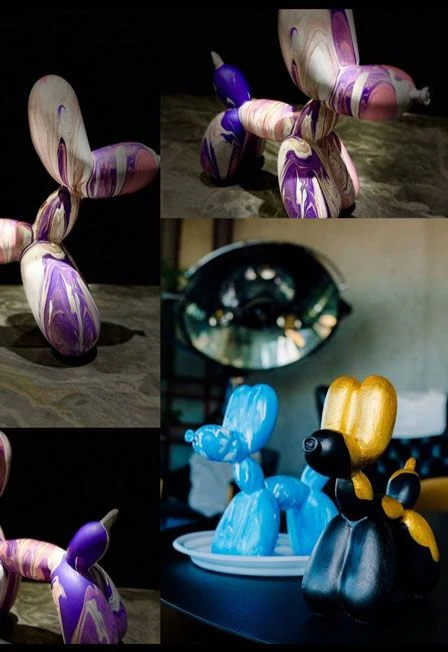Роспись собачки Ballon Dog в ресторане Сплетни by Anna Asti от Артвайбс — Сплетни — афиша Санкт-Петербург
