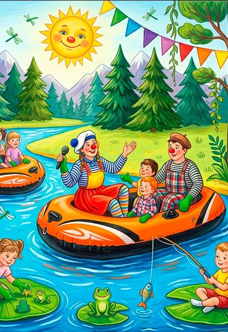 Синяя река: Бэби-спектакль — Театр-праздник "Новый Стиль" — афиша