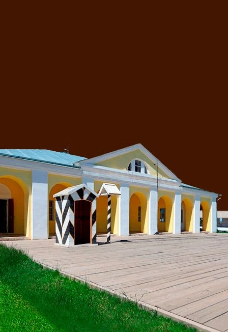 Входной билет на выставку "Гауптвахта Астраханского гарнизона. XIX в." — Астраханский Кремль — афиша