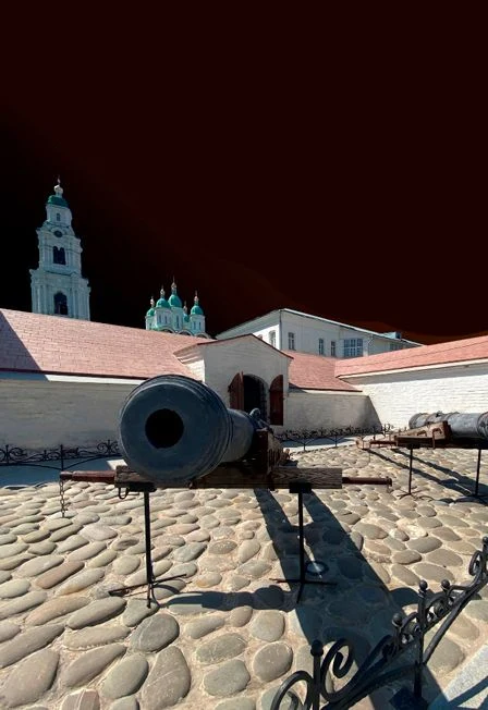 Входной билет на выставку "Открытие выстрела" (Пороховой погреб) — Астраханский Кремль — афиша