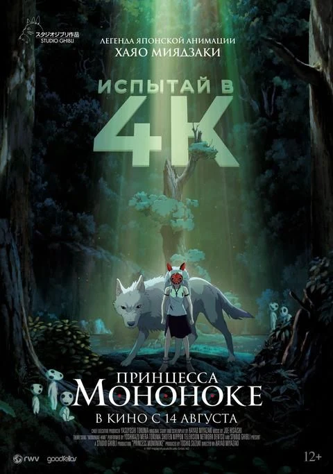 Принцесса Мононоке — постер фильма