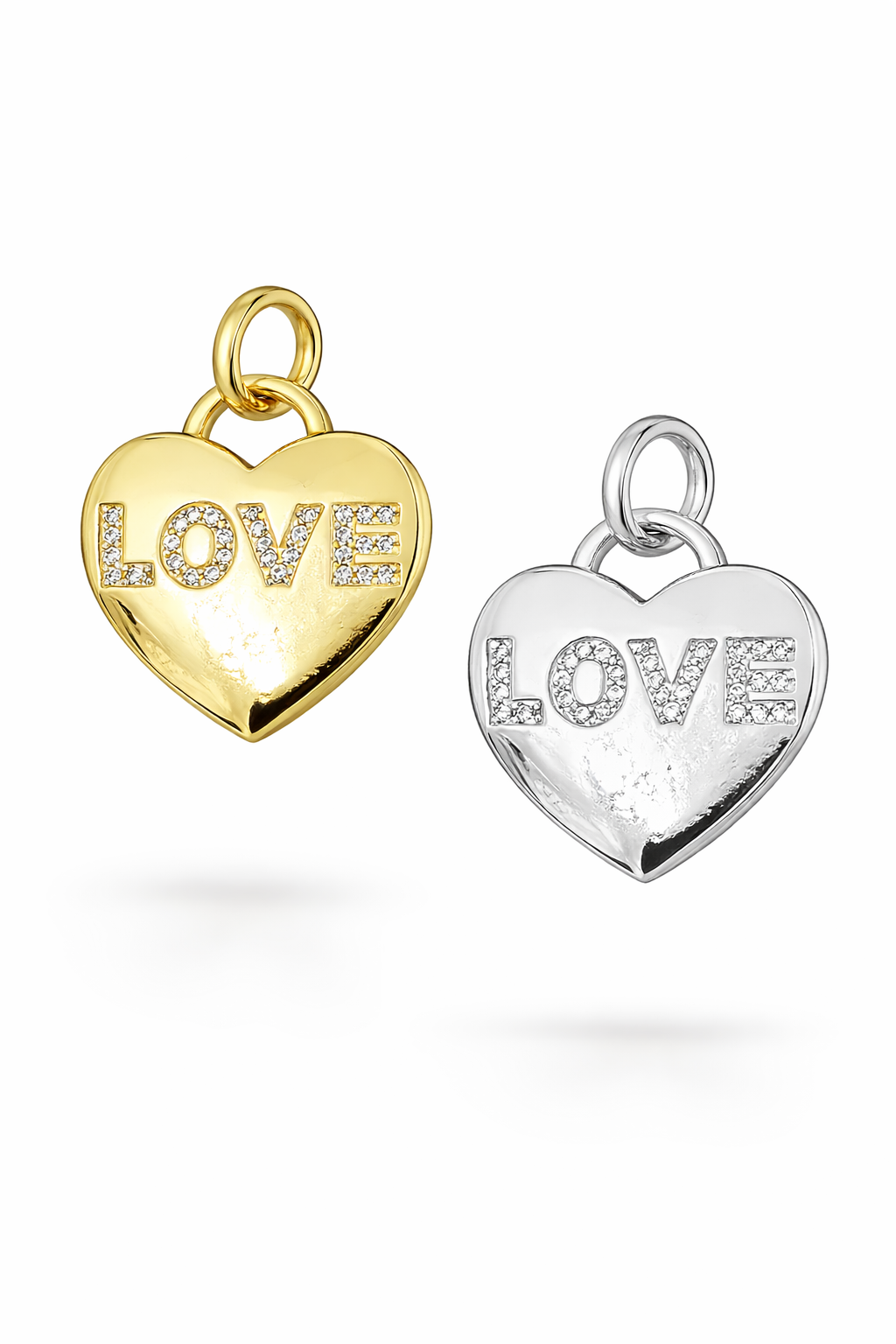 Подвеска "Сердце LOVE" - фото 2