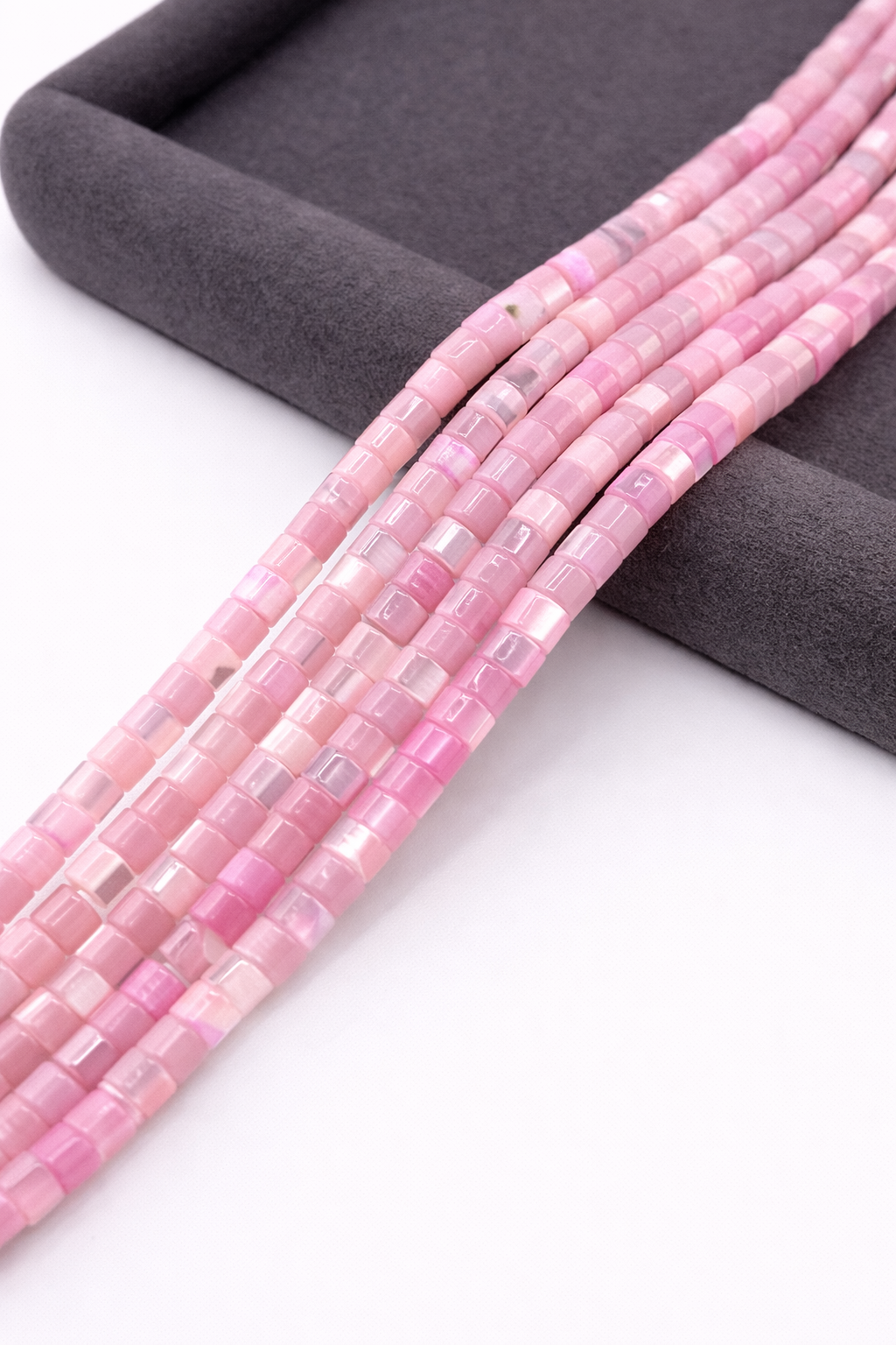 Перламутр "Диск" розовый - фото 2
