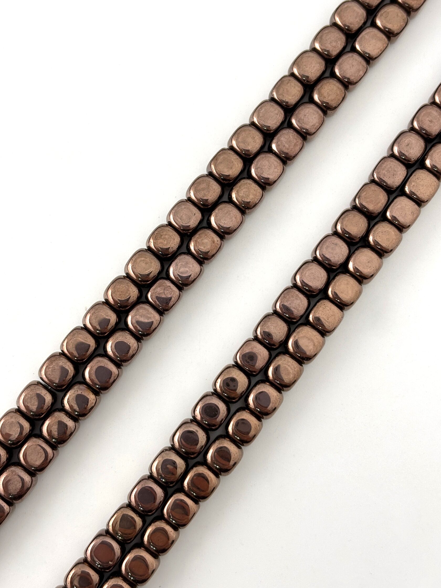 Гематит "Мягкий квадрат" шоколадный — фото 4