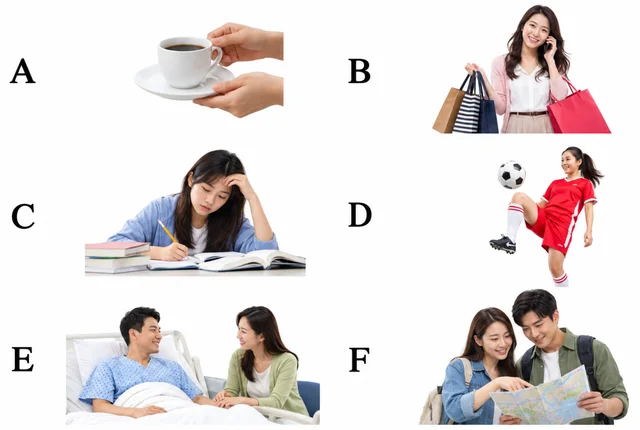 Варианты A-F