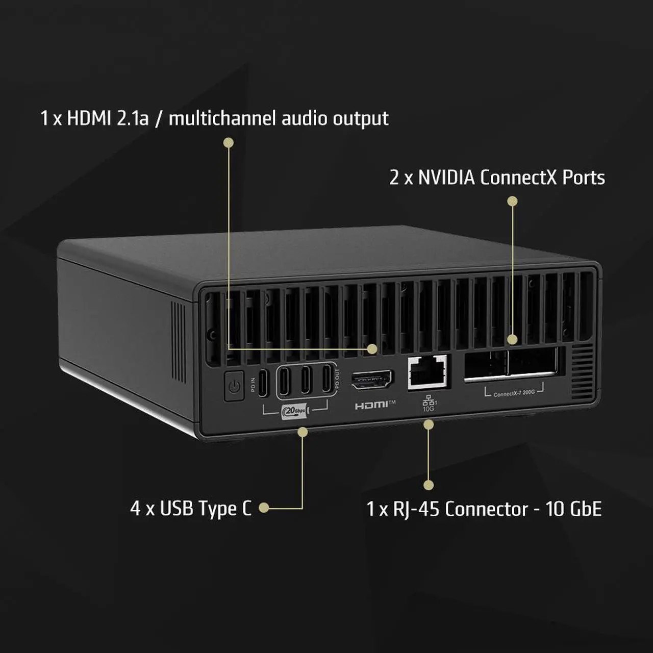 Суперкомпьютер MSI EdgeXpert-11SUS 128 ГБ ОЗУ 4 ТБ SSD