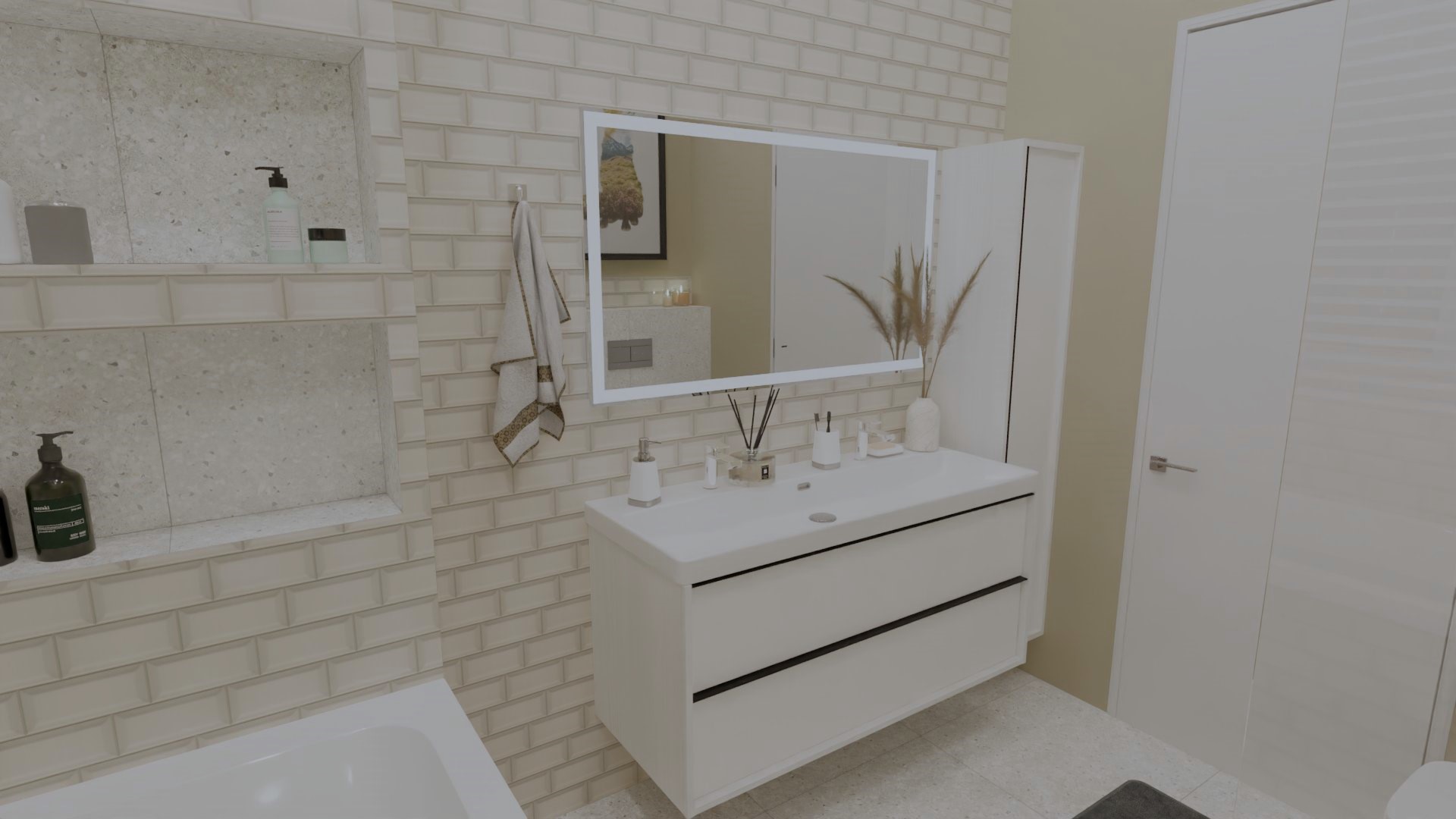 Ванная в ретро-стиле 3