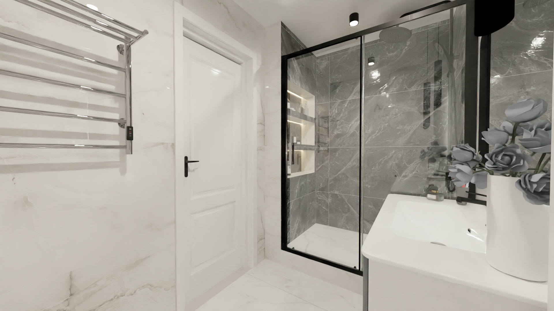 Утонченный и современный дизайн ванной комнаты 3 Утонченный и современный дизайн ванной комнаты 3