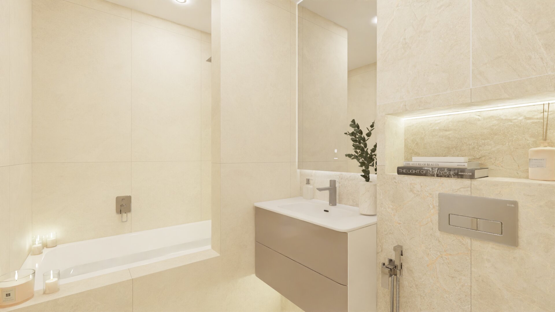 Ванна в стиле Джапанди 