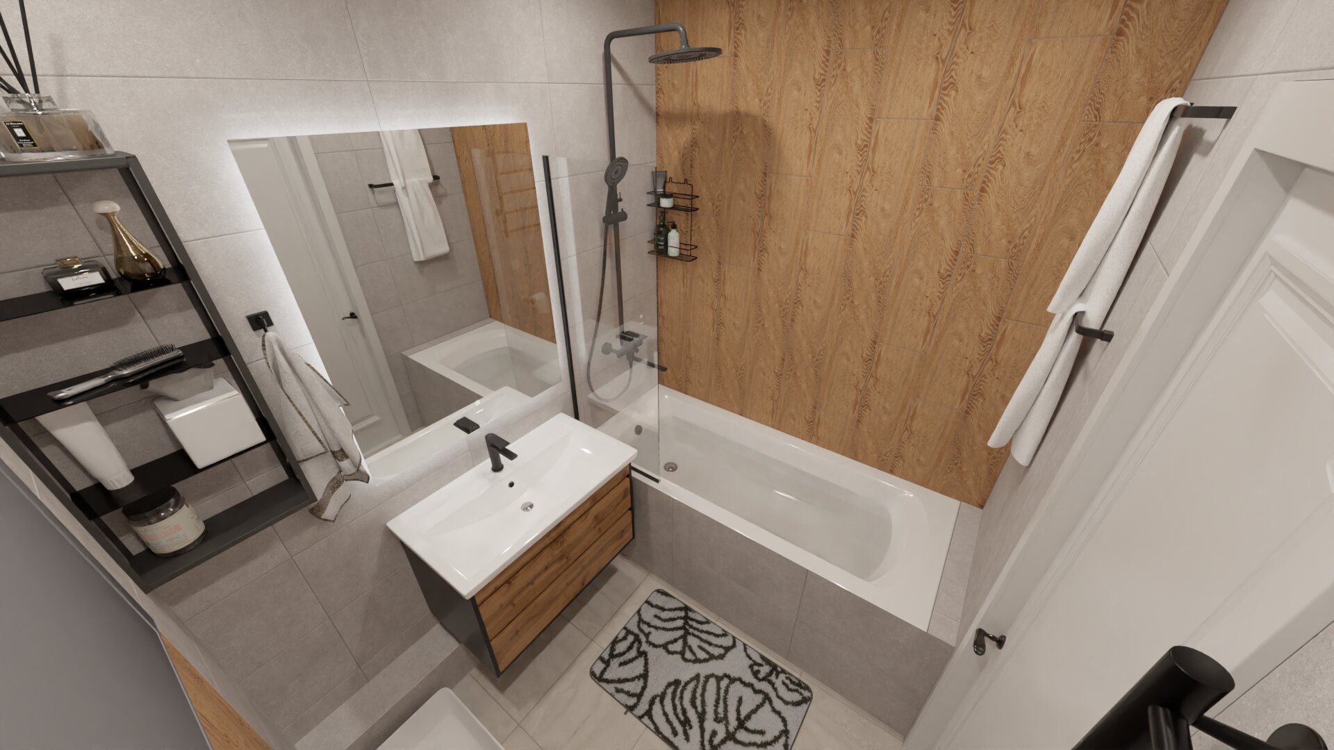 Ванная комната в трендовом стиле лофт 4 Ванная комната в трендовом стиле лофт 4