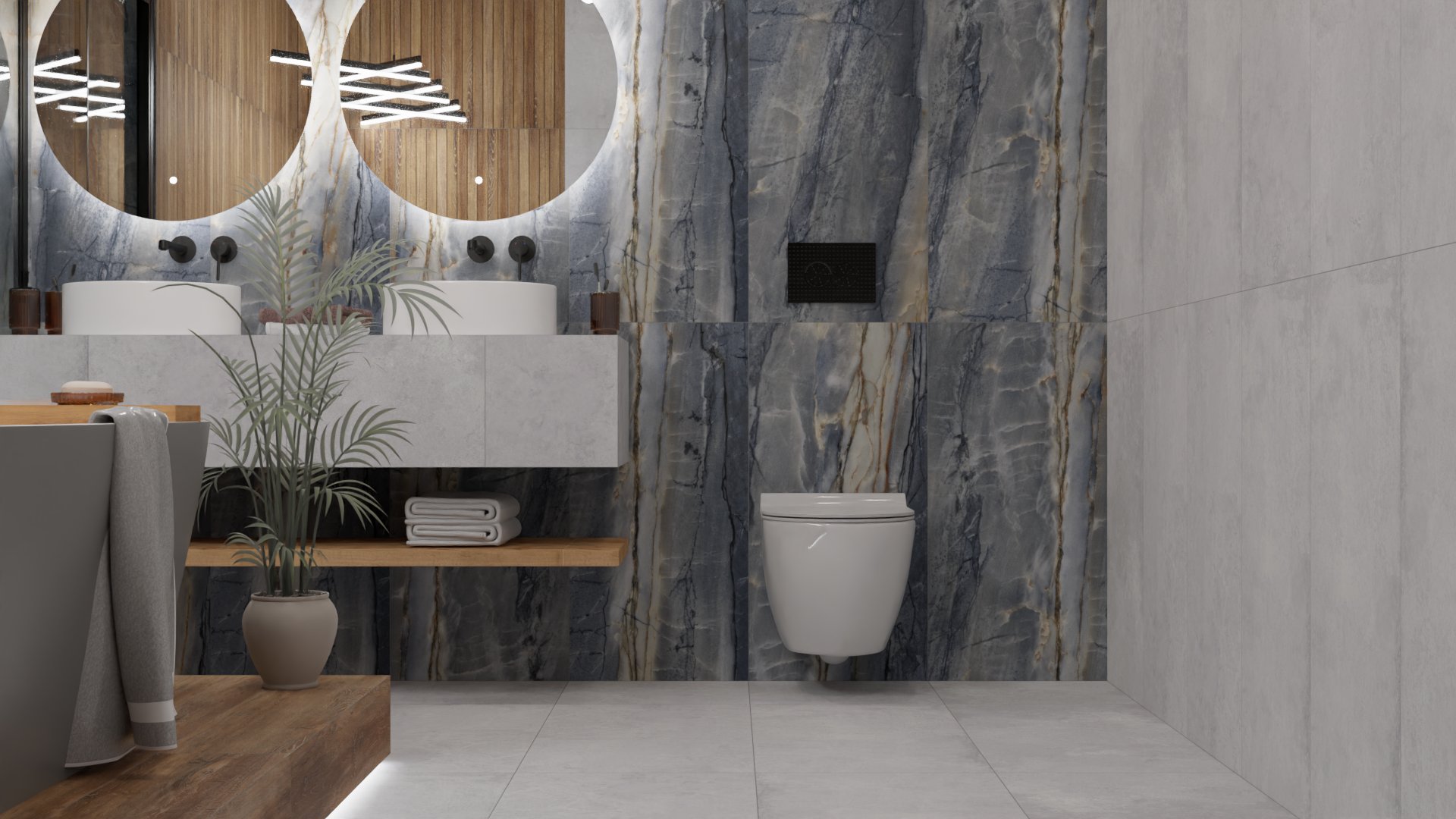 Уютная ванная в медитативном стиле для домашнего расслабления 4