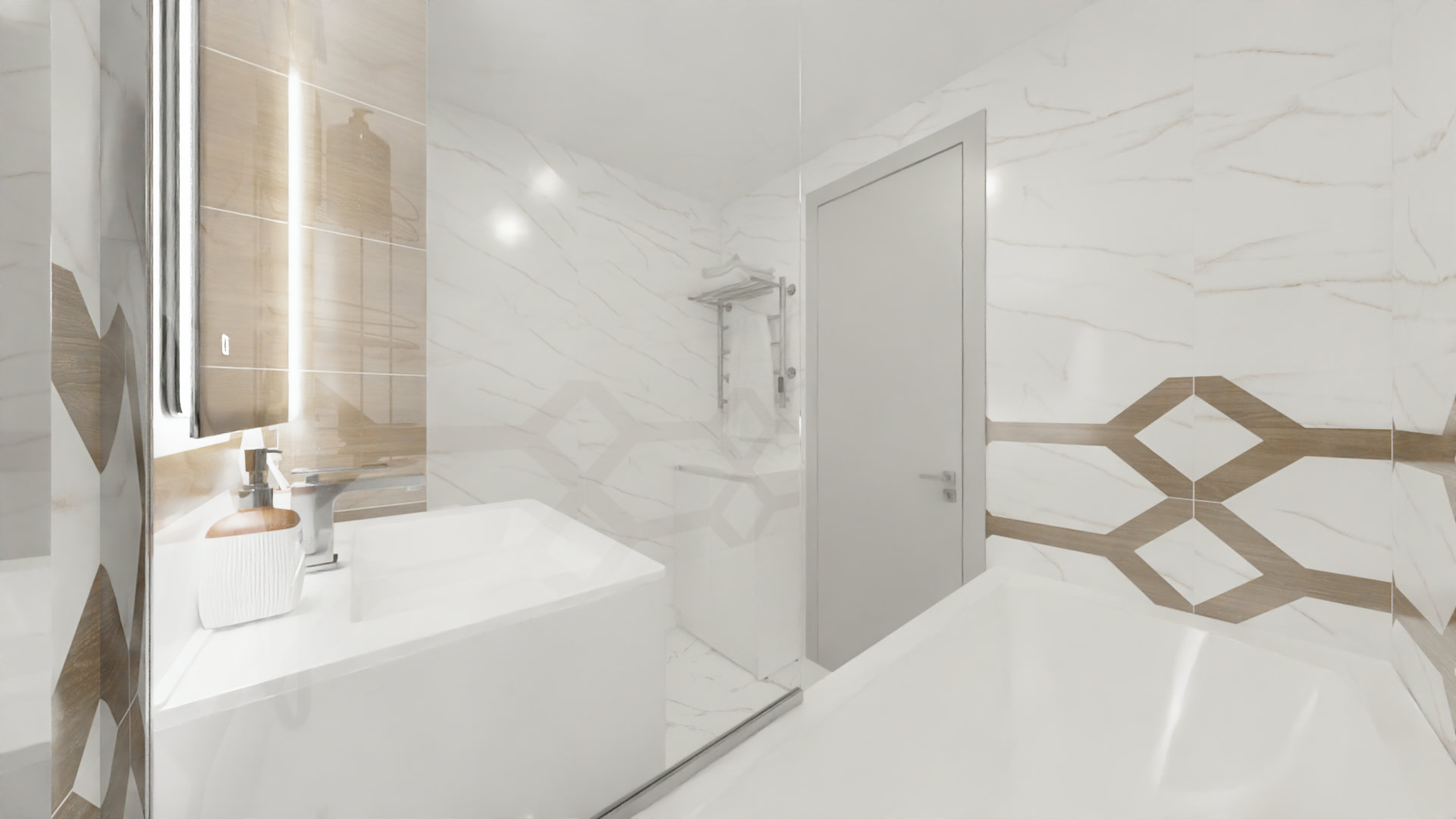 Универсальное решение для маленького санузла 2 Универсальное решение для маленького санузла 2