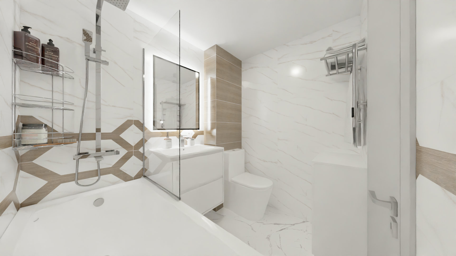 Универсальное решение для маленького санузла 3 Универсальное решение для маленького санузла 3