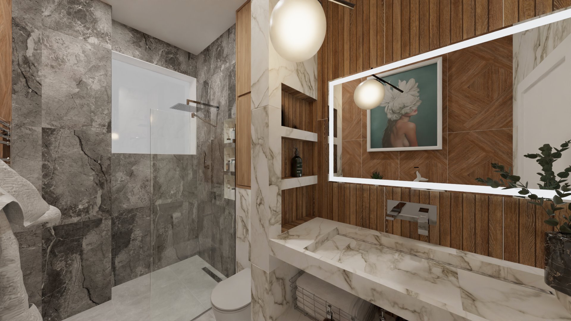 Мягкий Лофт с деревянной рейкой Мягкий Лофт с деревянной рейкой