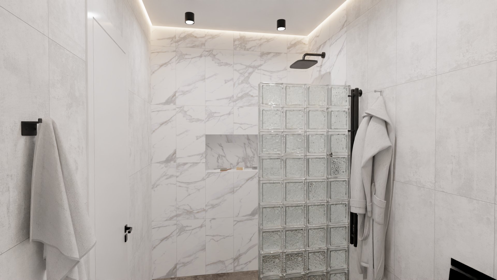 Небольшая ванная комната с раздельным сан. узлом 2