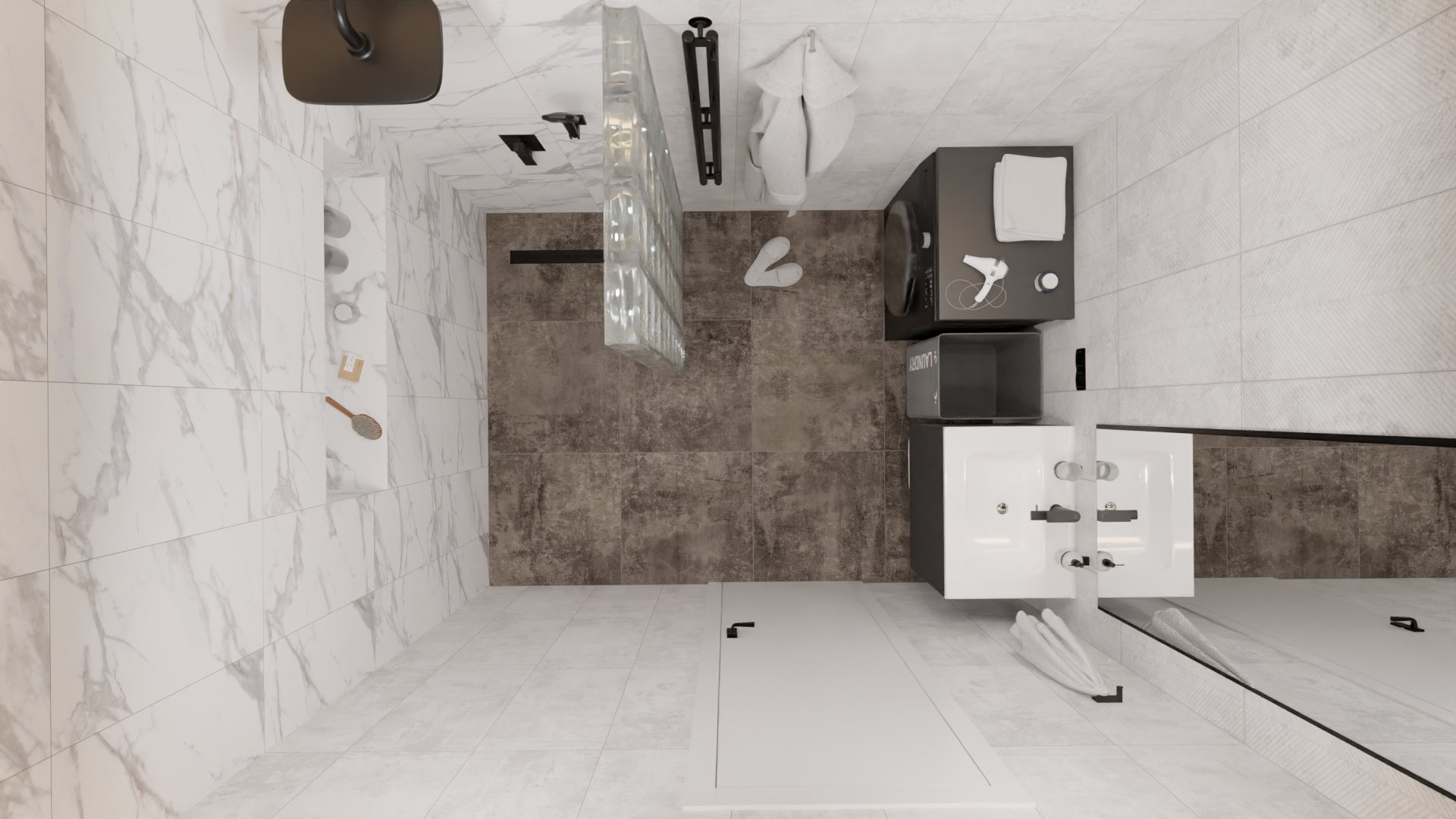 Небольшая ванная комната с раздельным сан. узлом 3