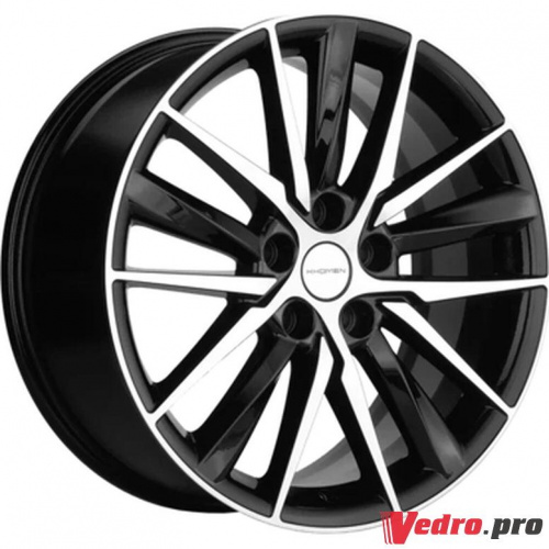 Колесный диск KHOMEN KHW1807 8x18 5x114.3 ET45 DIA67.1 Black-FP