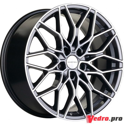 Колесный диск KHOMEN KHW1902 9.5x19 5x112 ET40 DIA66.6 Gray-FP