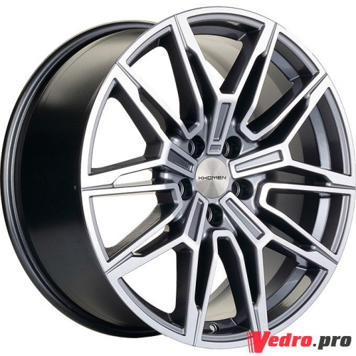 Колесный диск KHOMEN KHW1904 8.5x19 5x112 ET30 DIA66.6 Gray-FP