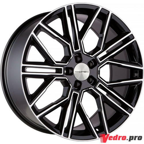 Колесный диск KHOMEN KHW2101 9.5x21 5x120 ET49 DIA72.6 Black-FP