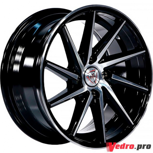Колесный диск NZ H-03R 7x15 4x100 ET30 DIA54.1 BKF