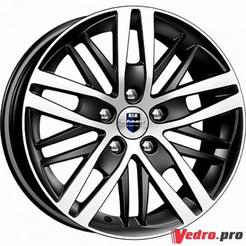 Колесный диск КиК Fencer (КС730) 7x16 5x114.3 ET40 DIA66.1 алмаз чёрный